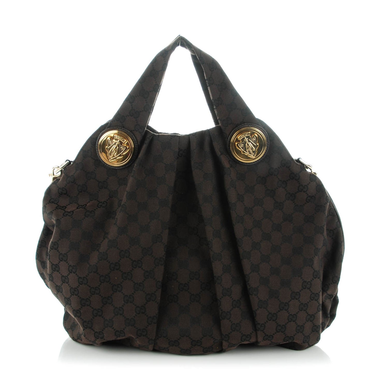 Monogram Hysteria Medium Top Handle Bag Brown