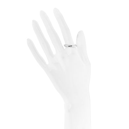 Tiffany Platinum 3mm Classic Milgrain Wedding Band Ring 58 8.25 2 of 5