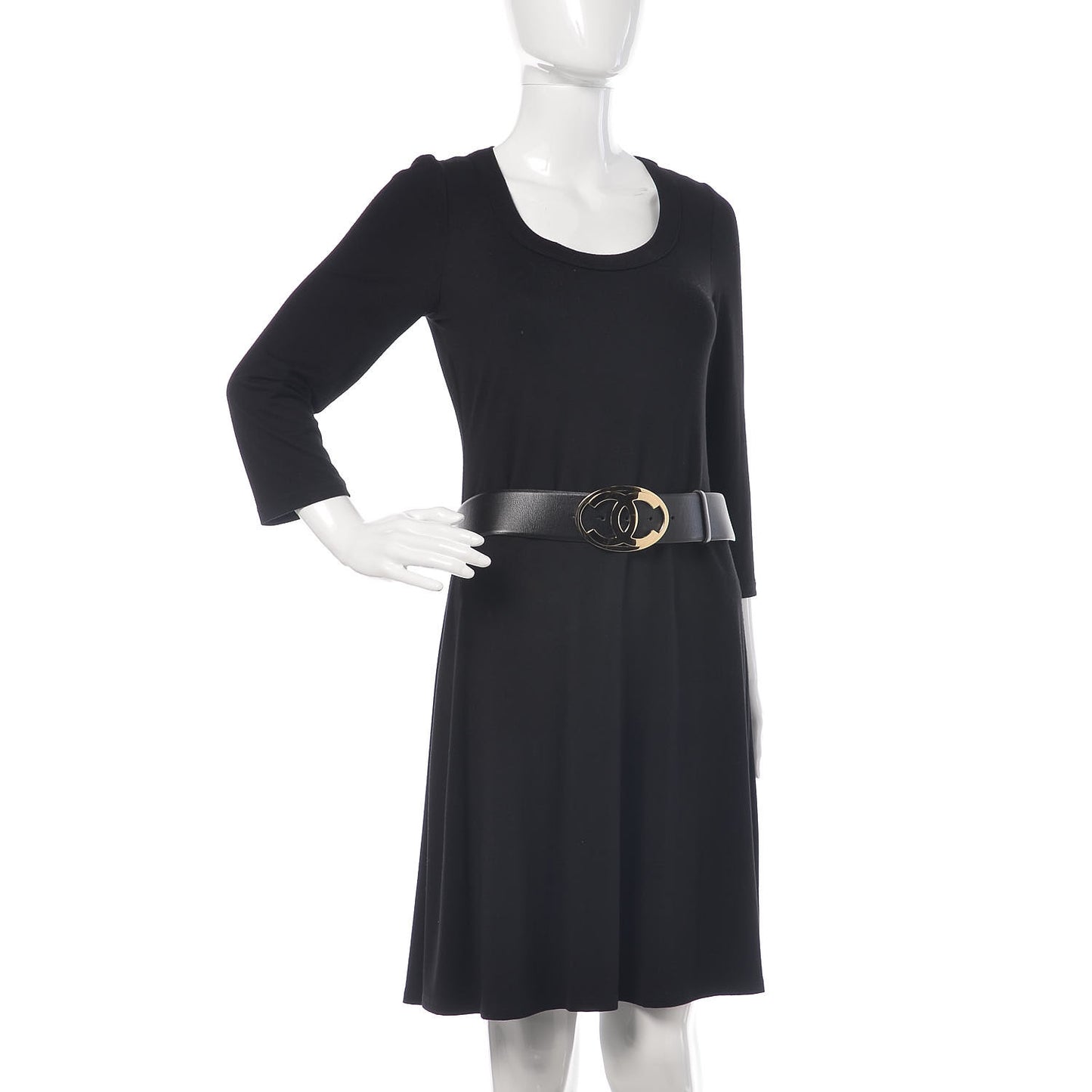 Calfskin CC Belt 85 34 Black