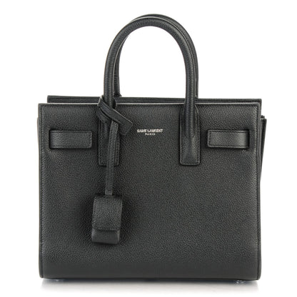 Saint Laurent Grained Calfskin Nano Sac De Jour Black 1 of 6