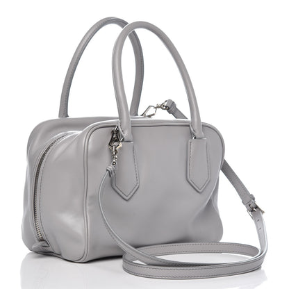 Prada Soft Calf Small Inside Tote Granito Acquamarina 3 of 7
