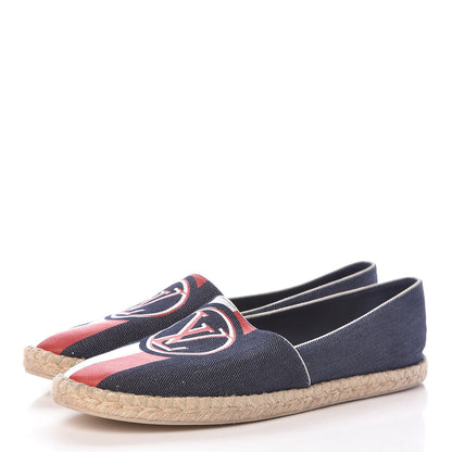 Louis Vuitton Canvas Postcard Espadrille Flats 41 3 of 13