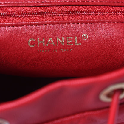 Chanel Caviar Quilted Filigree Backpack Red 6 of 11