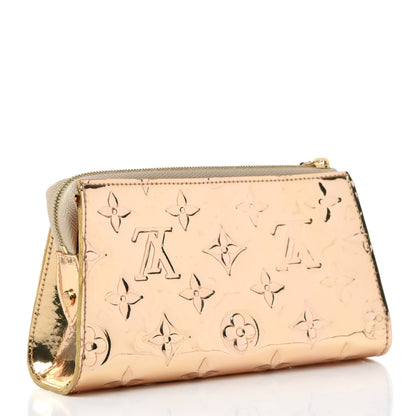 Louis Vuitton Monogram Miroir Trousse Cosmetic Bag Gold 3 of 9