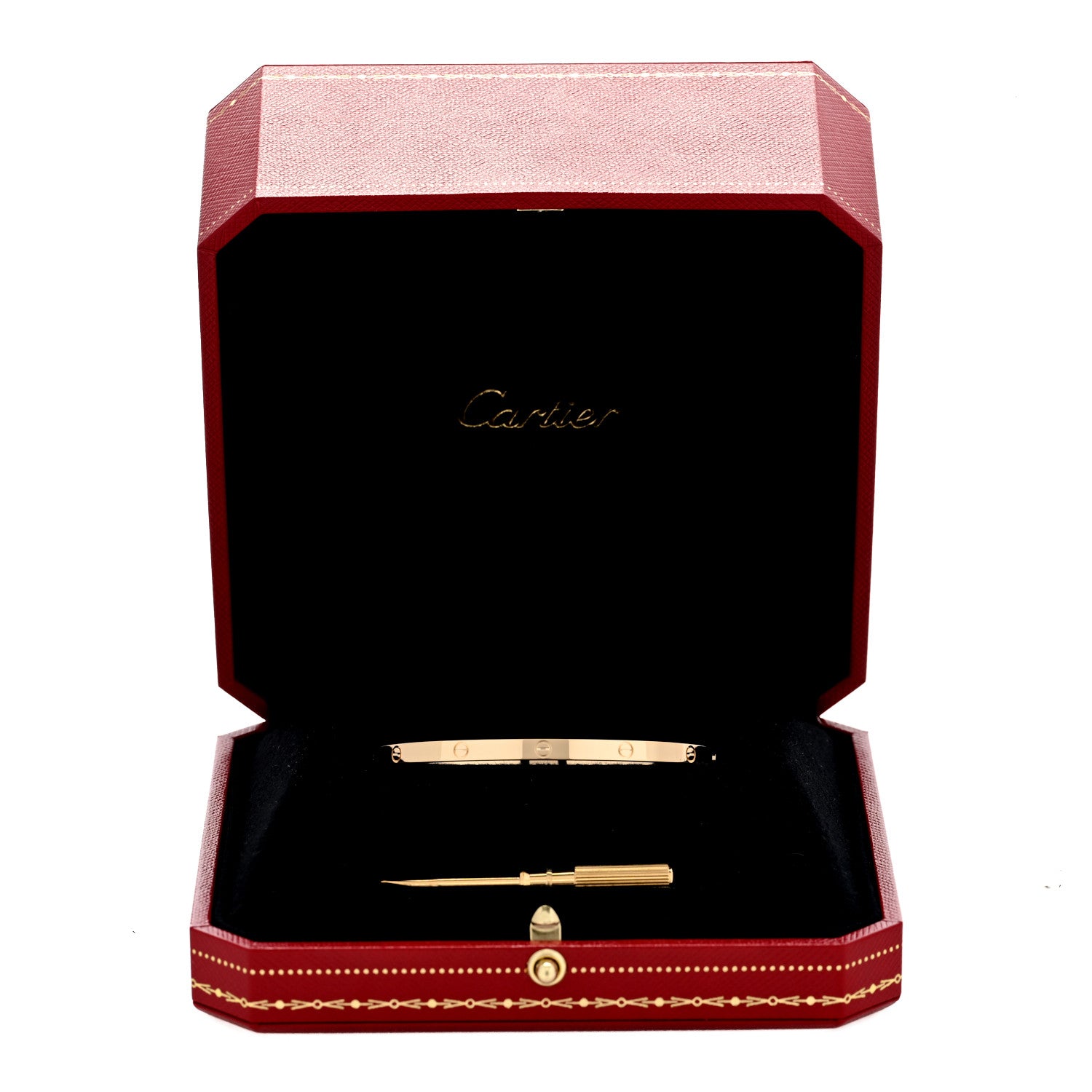 Cartier 18K Yellow Gold Small LOVE Bracelet 17 5 of 5