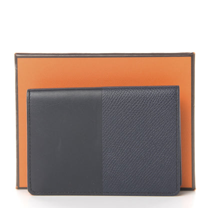 Hermes Epsom Sombrero Mini Manhattan Wallet Bleu Obscur Bleu Indigo 9 of 9