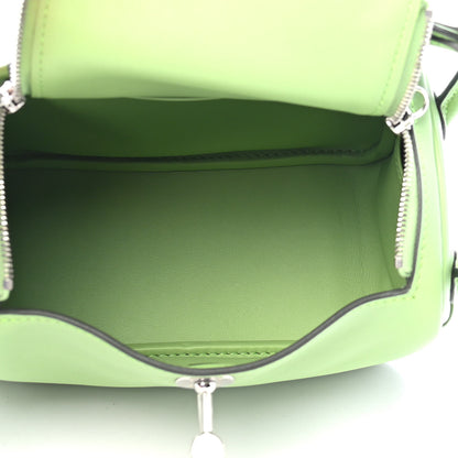 Hermes Swift Mini Lindy 20 Vert Criquet 5 of 9
