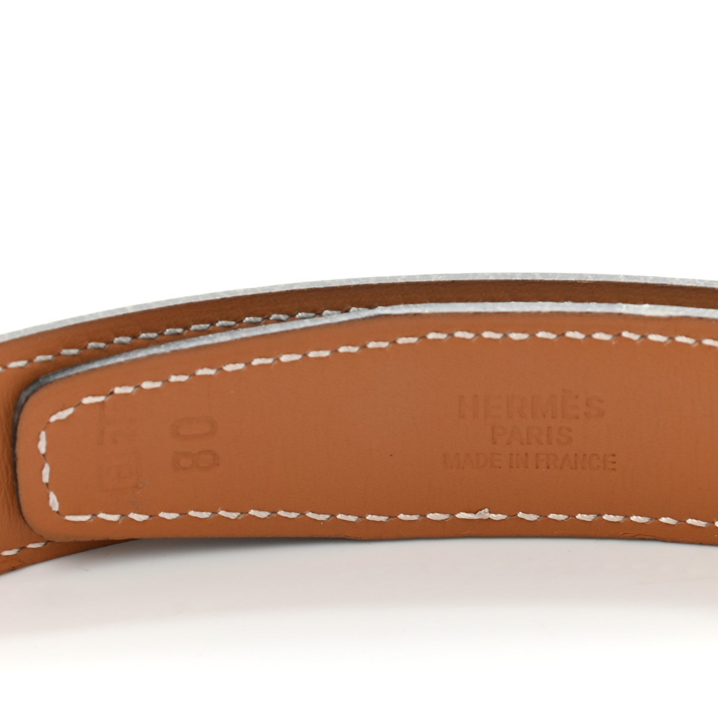 Chamonix 24mm Belt Strap 80 Blue Jean Natural