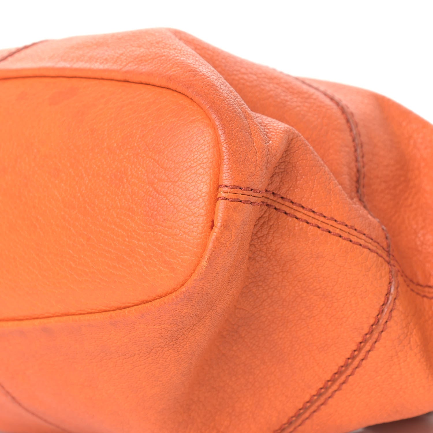 Givenchy Sugar Goatskin Micro Nightingale Orange 9 of 14