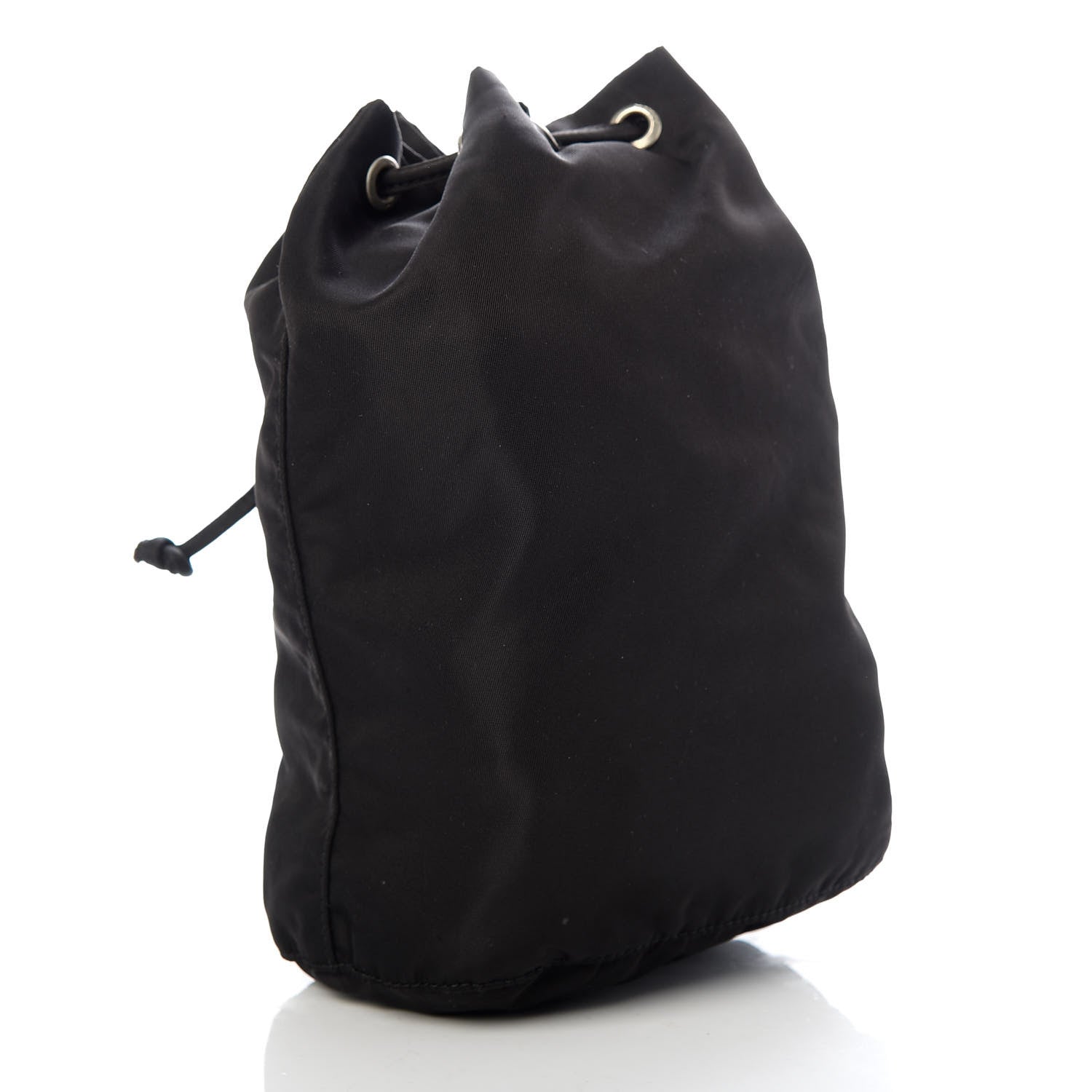 Prada Nylon Vela Drawstring Pouch Black 3 of 6