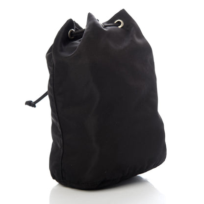 Prada Nylon Vela Drawstring Pouch Black 3 of 6