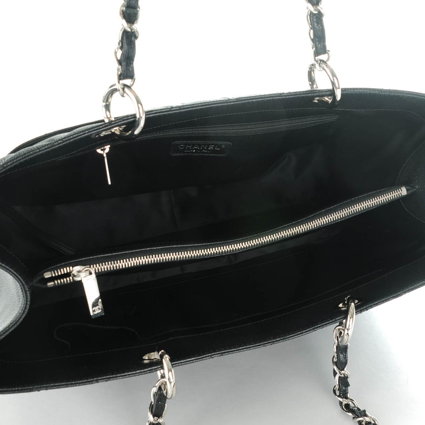 Caviar Quilted XL Grand Shopping Tote GST Black
