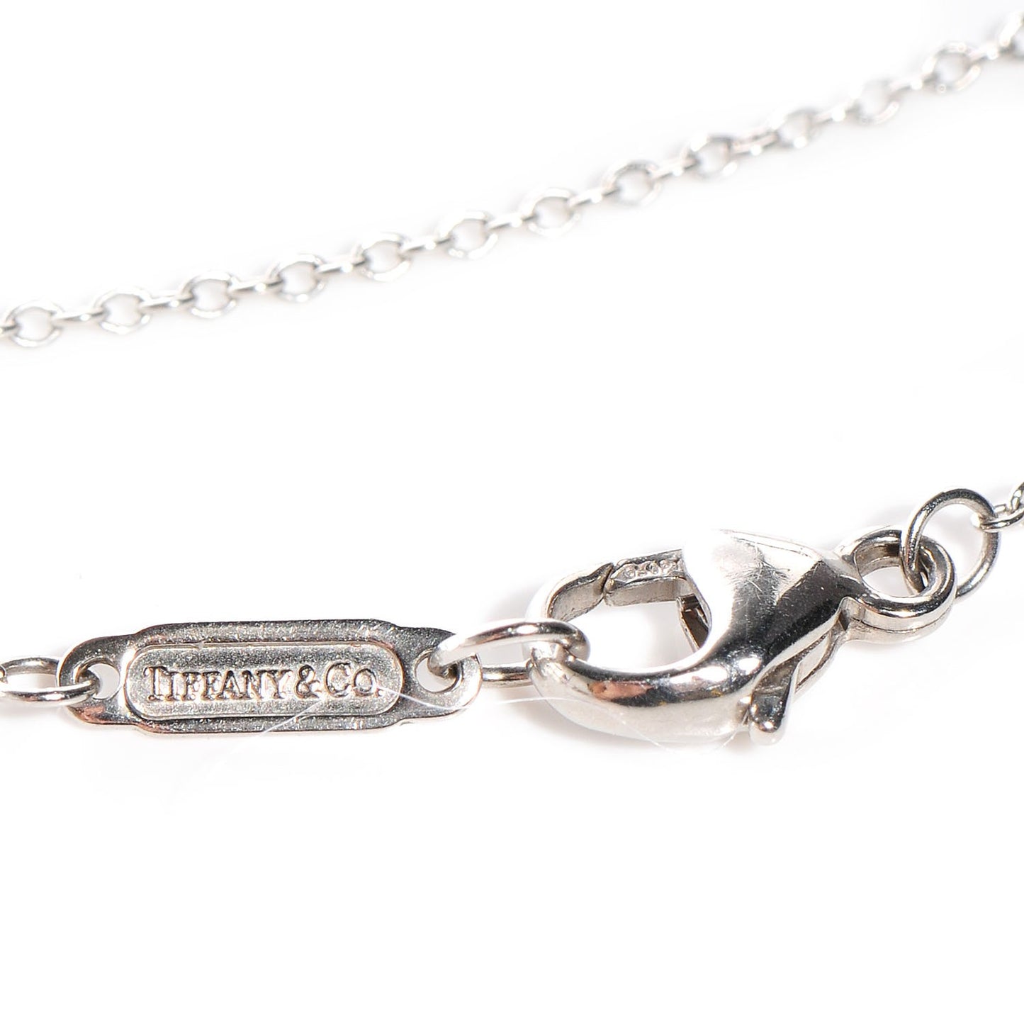 Platinum Diamond Jazz Graduated Drop Pendant Necklace