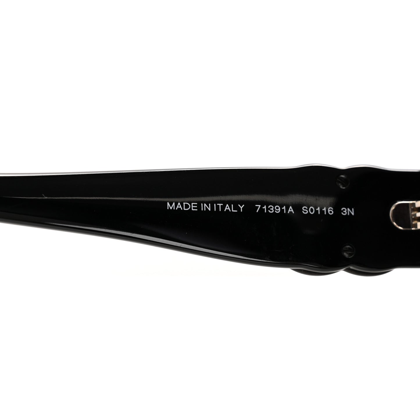 Acetate Square Sunglasses 71391A Black