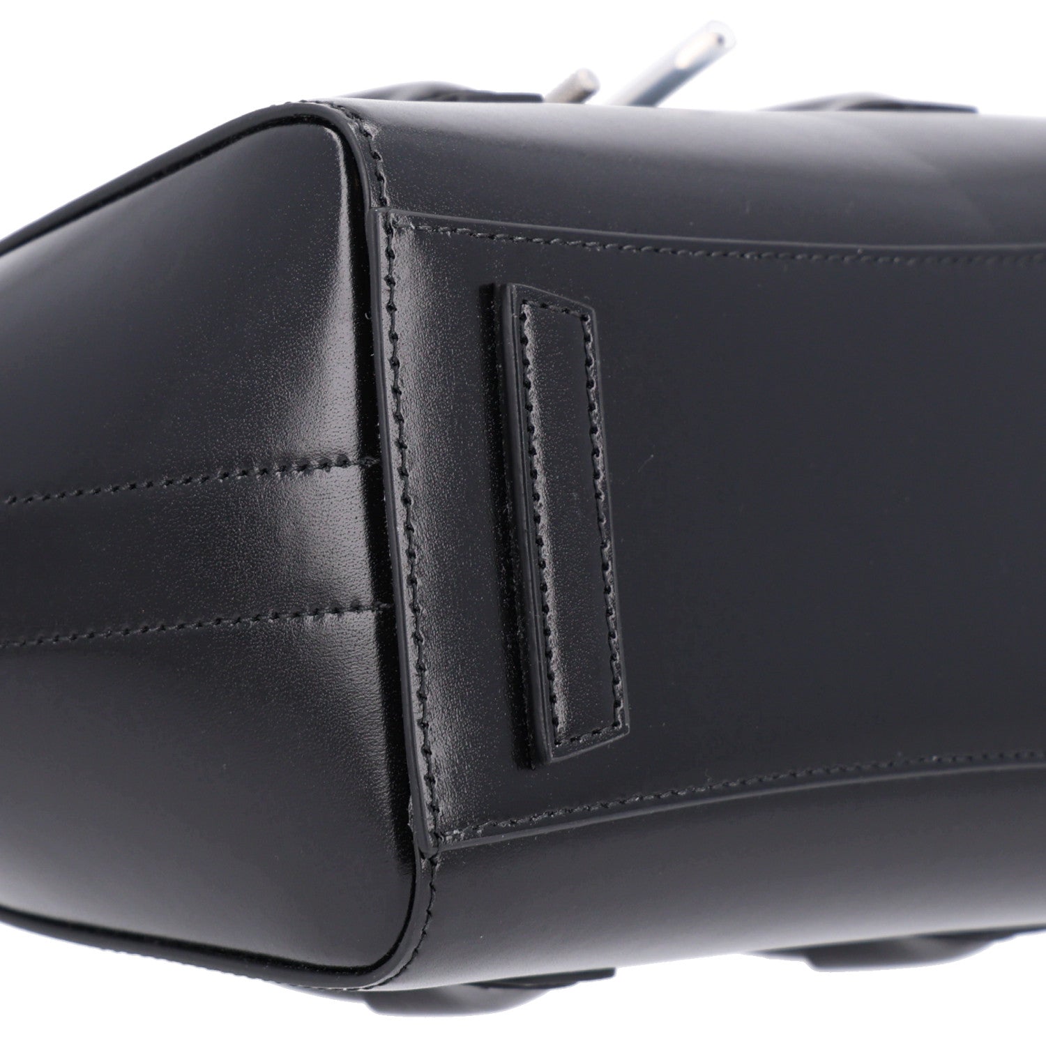 Givenchy Box Calfskin Mini Lock Antigona Shoulder Bag Black 9 of 10