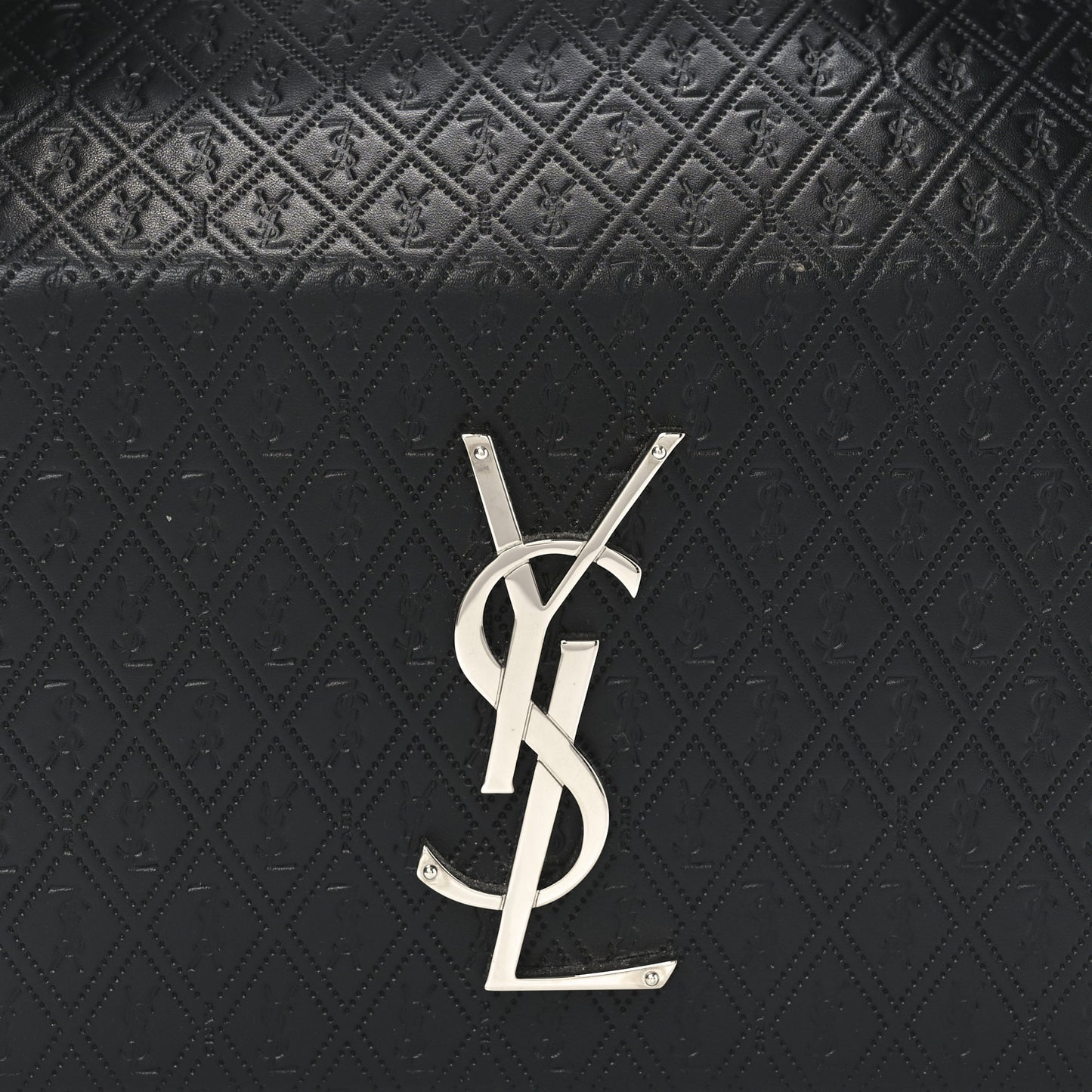 Calfskin Monogram Take Away Box Black