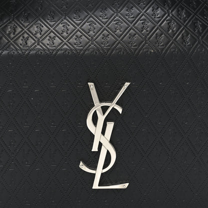 Saint Laurent Calfskin Monogram Take Away Box Black 7 of 9