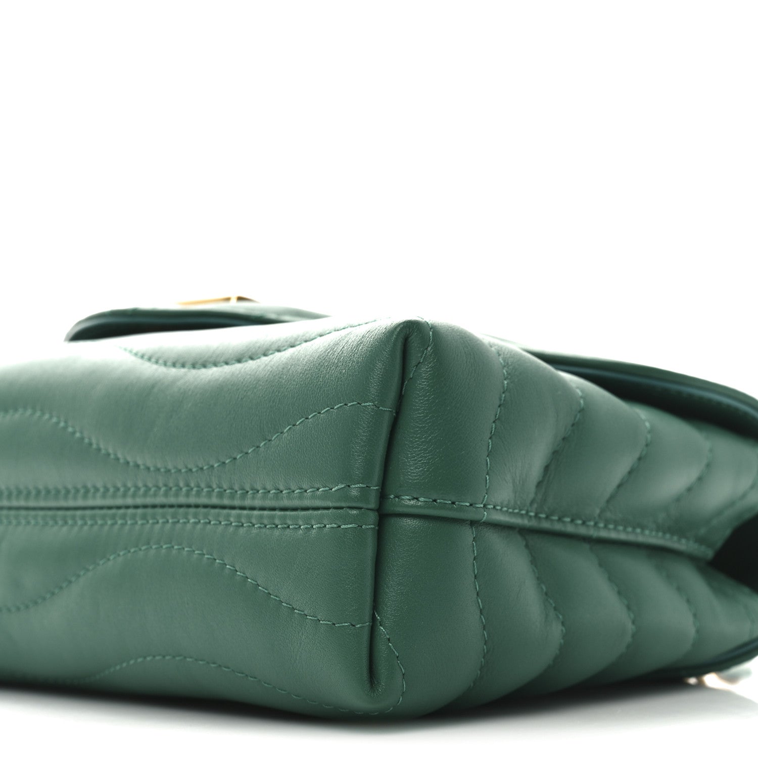 Louis Vuitton Calfskin New Wave Chain Bag MM NM Emerald 9 of 9
