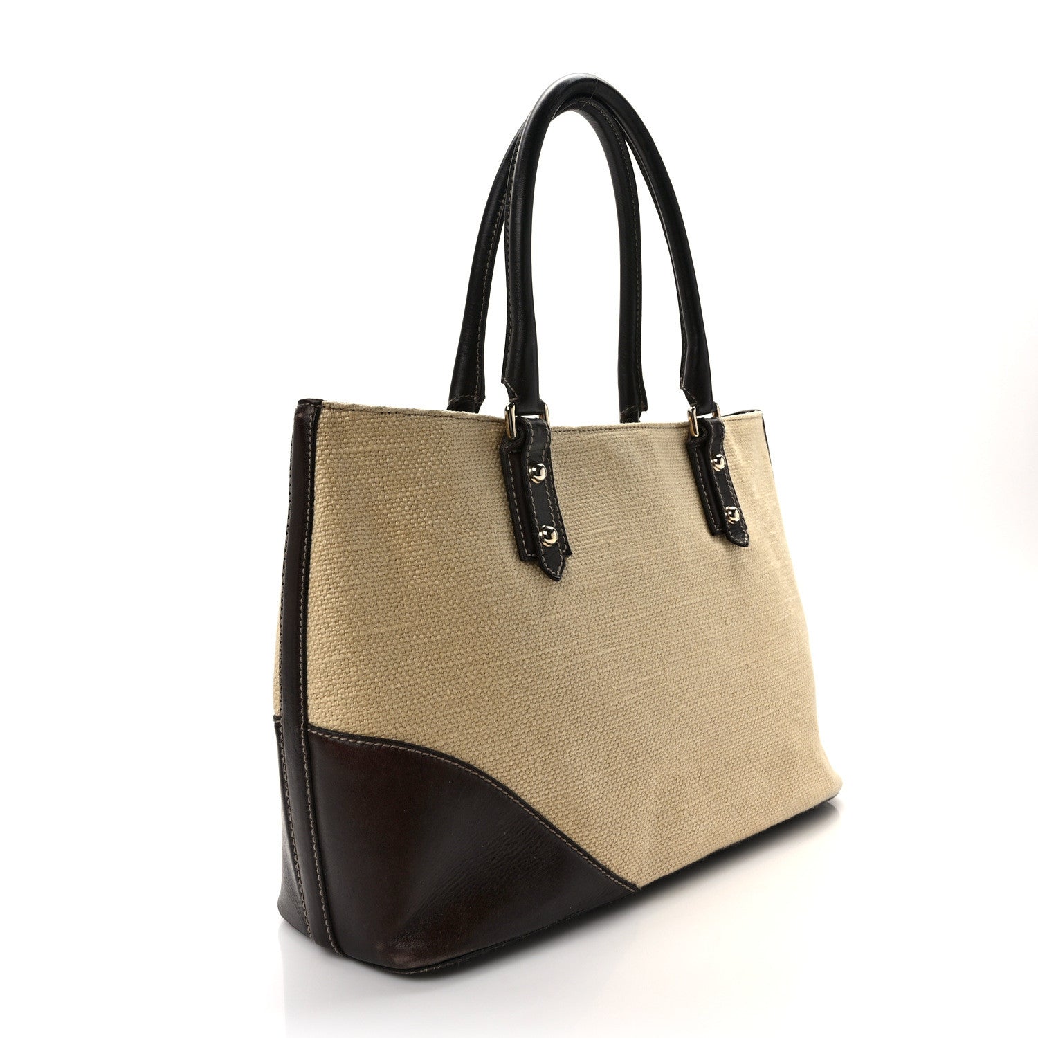Gucci Canvas Medium Hasler Tote 3 of 11