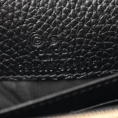 Gucci Pebbled Calfskin Soho Wallet On Chain Black 6 of 10