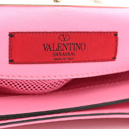 Valentino Garavani Nappa Lace Girello Flap Pop Fuxia 7 of 14