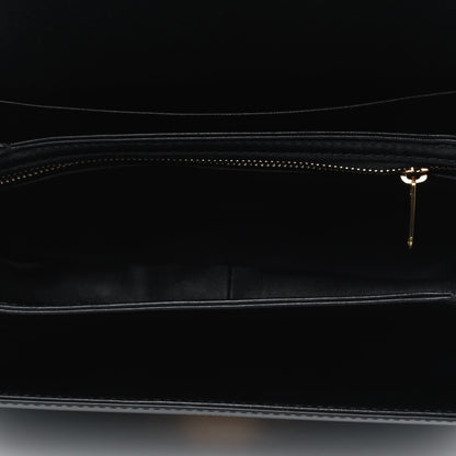 Celine Shiny Calfskin Medium Triomphe Black 4 of 7