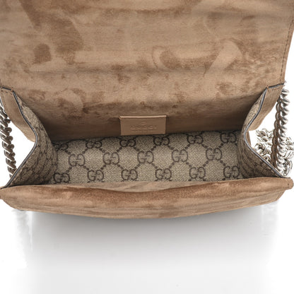 Gucci GG Supreme Monogram Mini Dionysus Shoulder Bag Taupe 5 of 6