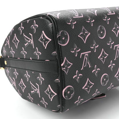 Louis Vuitton Monogram Fall for You Speedy Bandouliere 25 Black 9 of 10