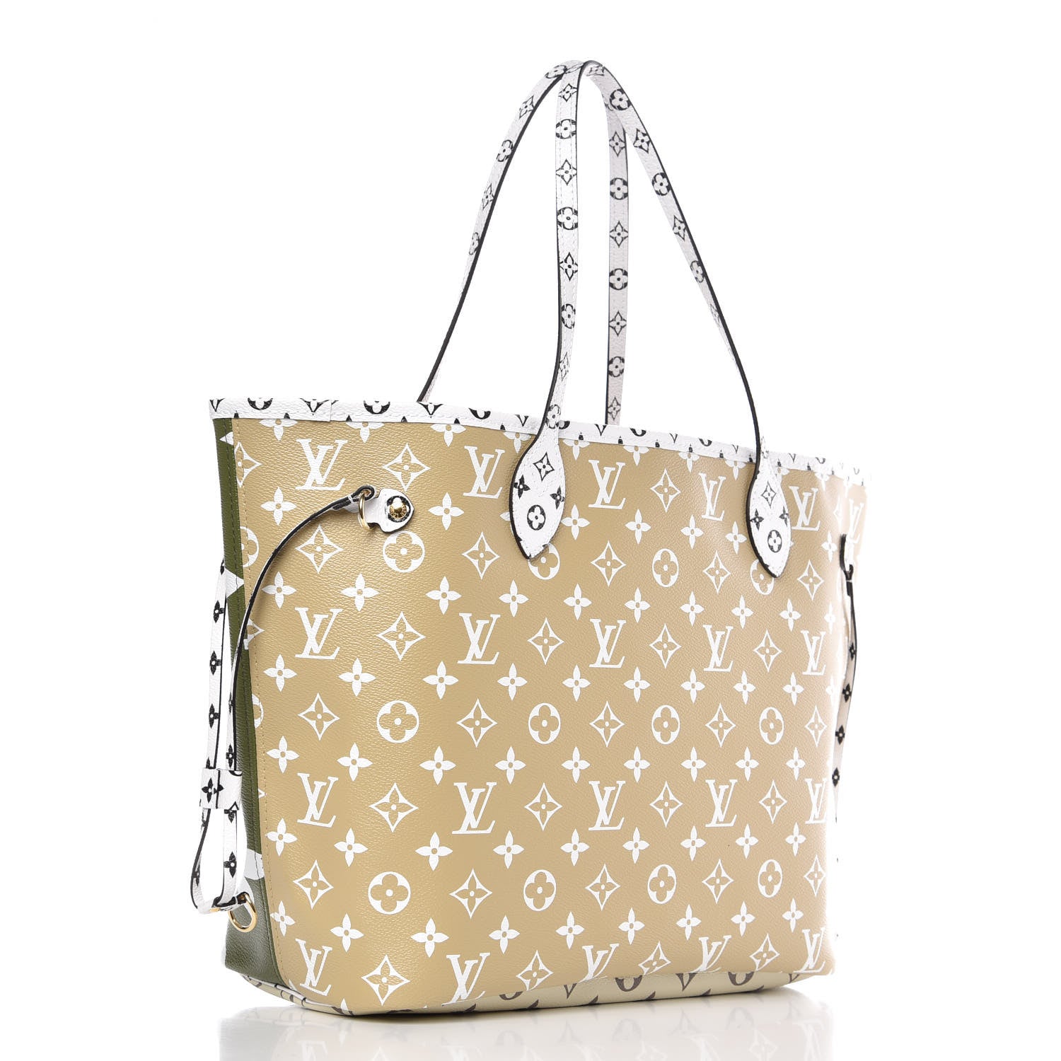 Louis Vuitton Monogram Giant Neverfull MM Kaki 4 of 9