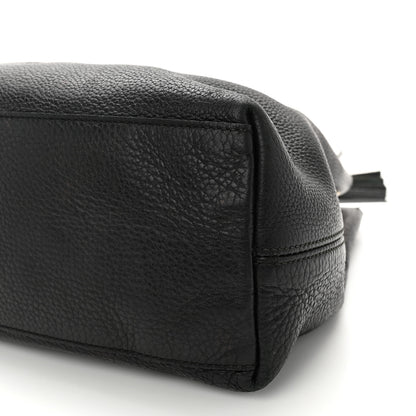 Gucci Pebbled Calfskin Medium Soho Chain Shoulder Bag Black 10 of 14