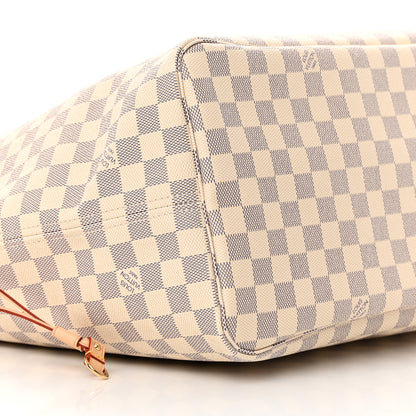 Louis Vuitton Damier Azur Neo Neverfull GM Rose Ballerine 9 of 13