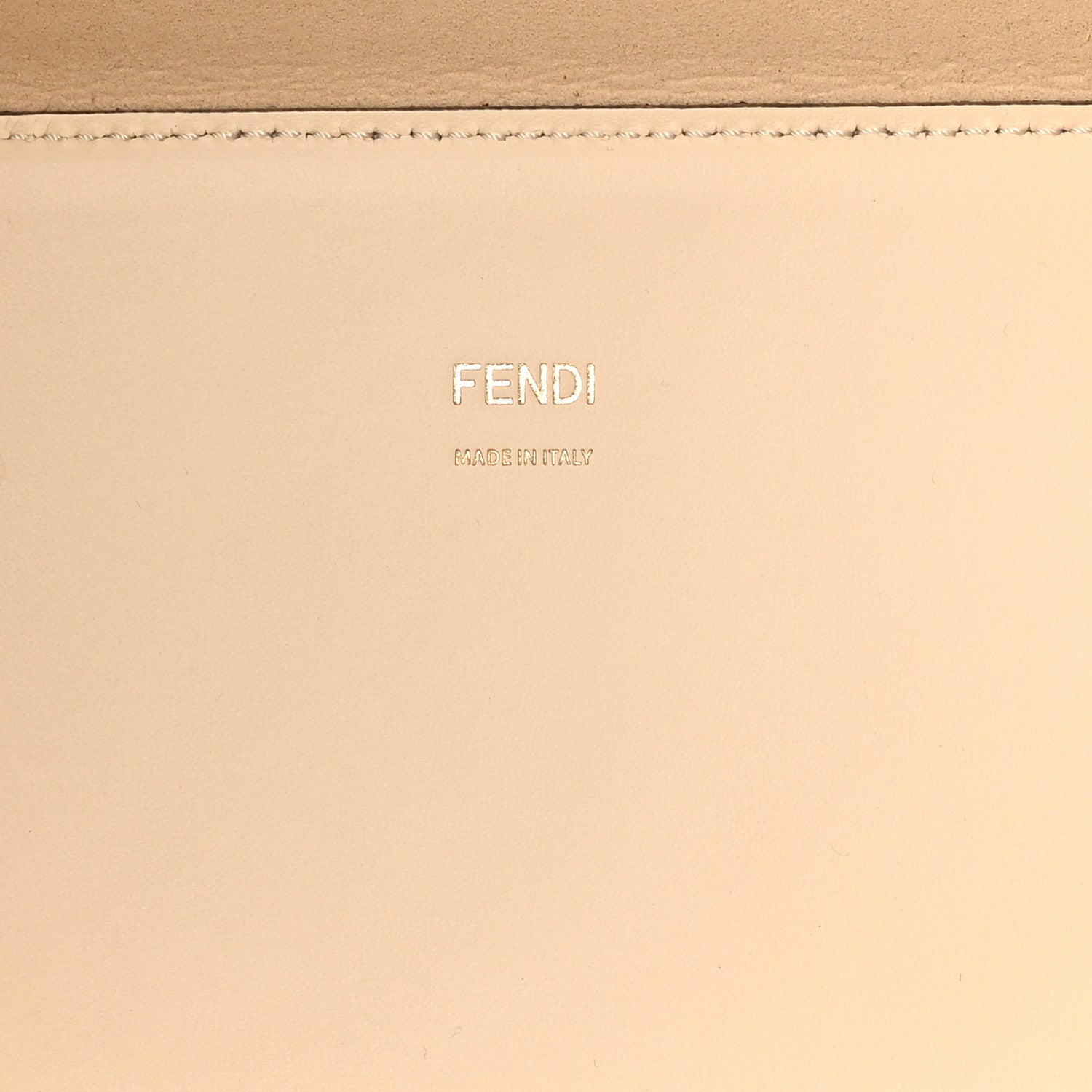 Fendi Vitello King Ceylon Plexiglass Woven Logo Debossed Medium Fendi Sunshine Shopper Tote White Ice 6 of 9