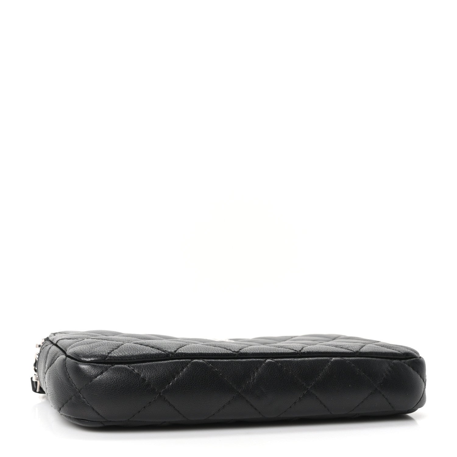 Chanel Lambskin Quilted Small Clutch With Chain Black 4 of 10