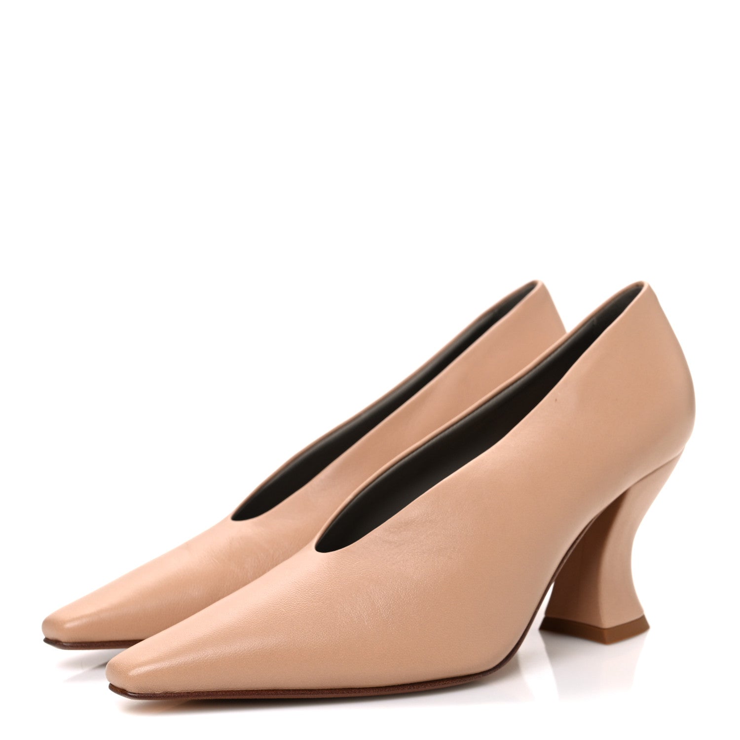 Bottega Veneta Nappa Almond Pumps 36.5 Cipria 4 of 10