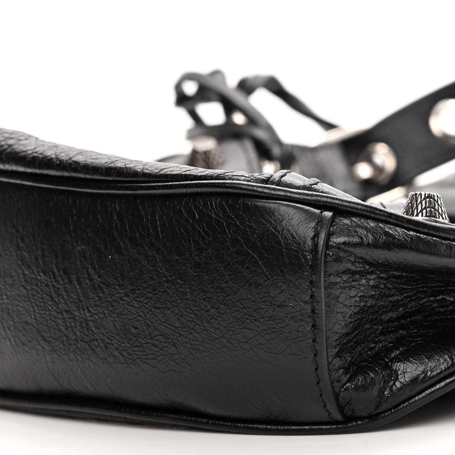 Balenciaga Agneau Arena Le Cagole Shoulder Bag XS Black 10 of 10