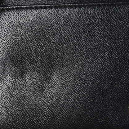 Chanel Sheepskin Quilted Mademoiselle Vintage Wallet On Chain WOC Black 10 of 10