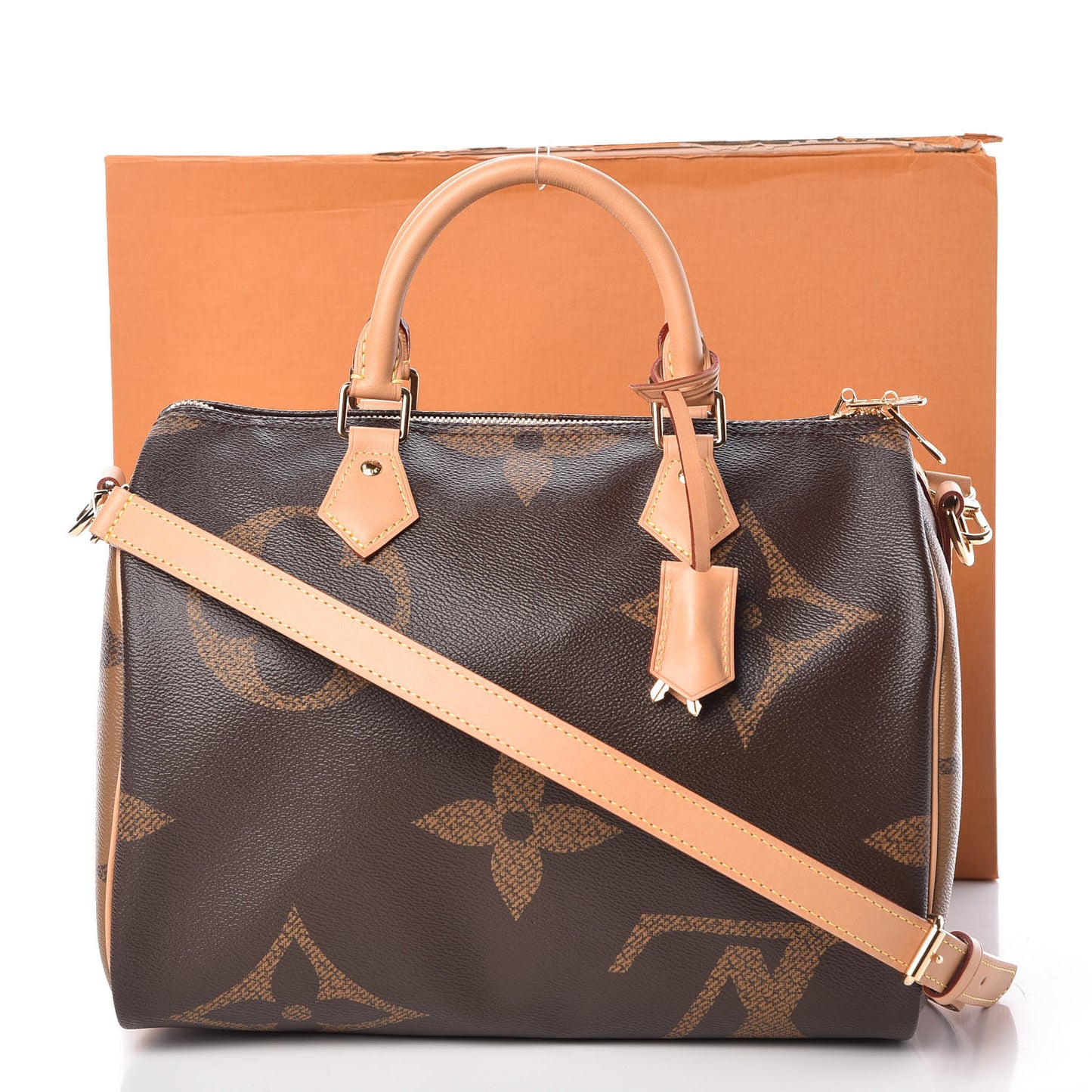 Reverse Monogram Giant Speedy Bandouliere 30
