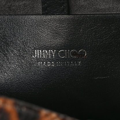Jimmy Choo Calf Hair Leopard Print Varenne Small Bucket Bag 6 of 8