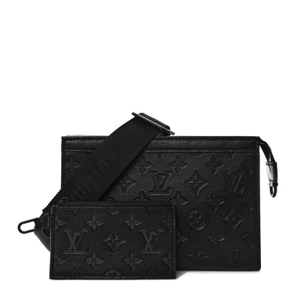 Louis Vuitton Calfskin Monogram Shadow Gaston Wearable Wallet 1 of 8