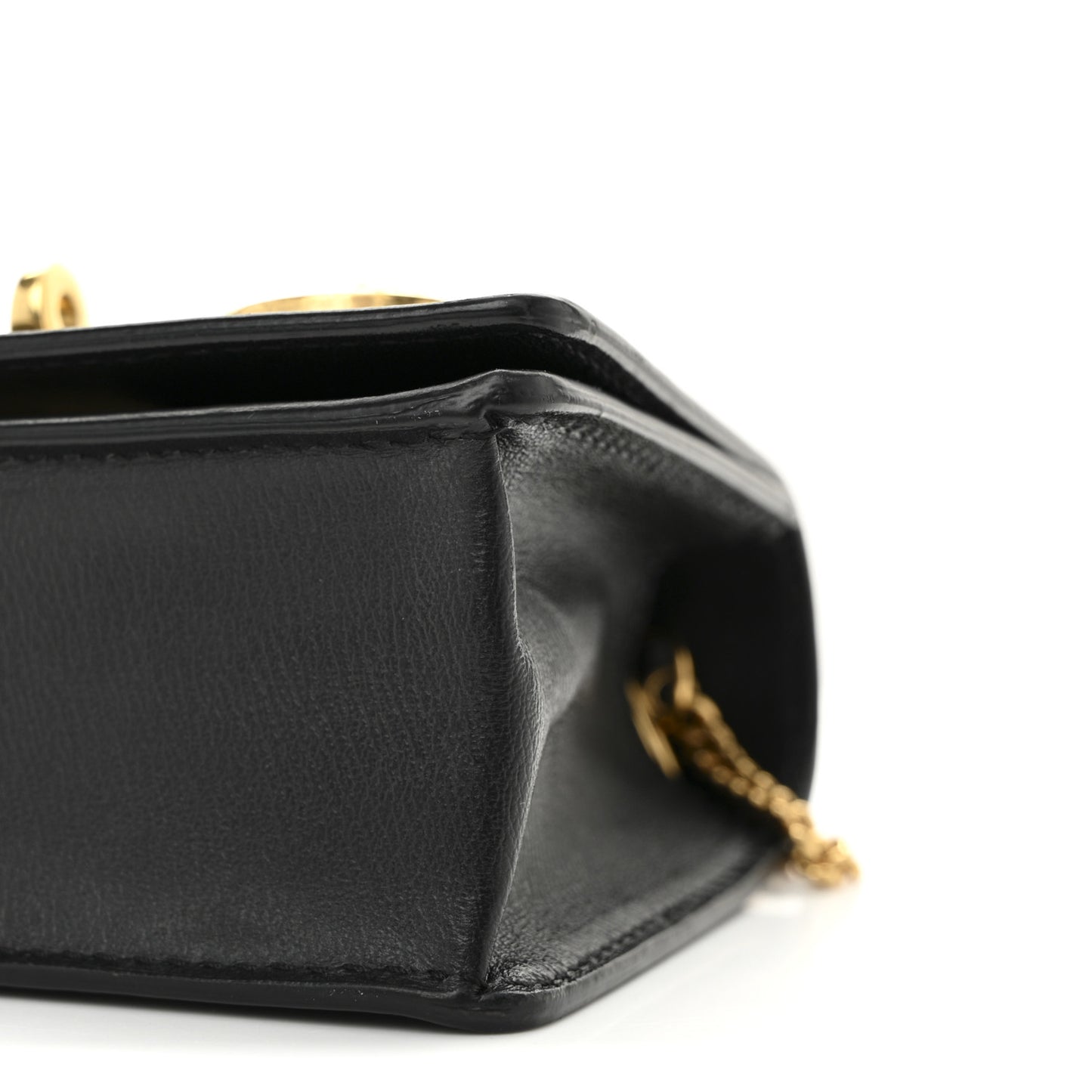 Calfskin Mini Icon Handbag Black
