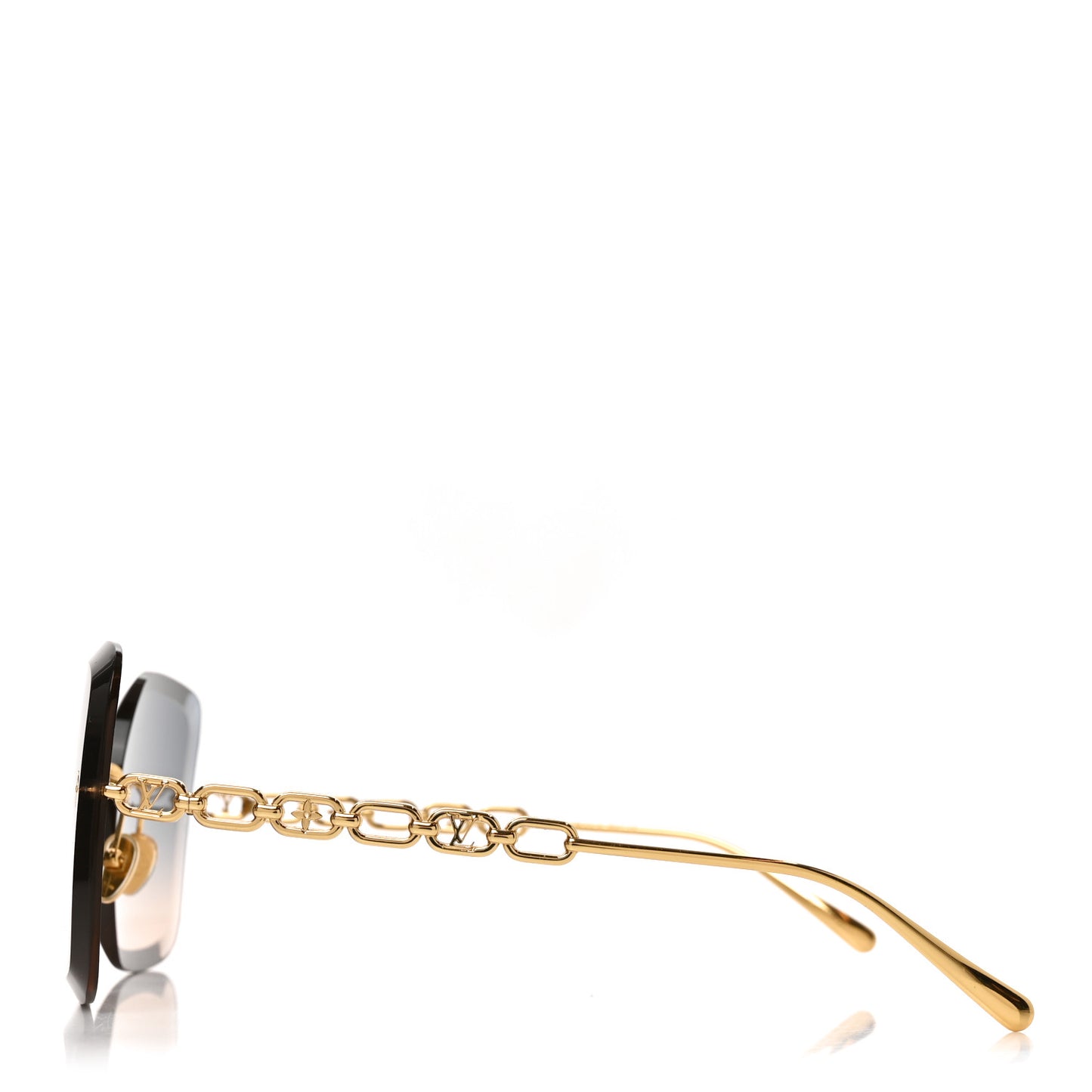 Metal LV Jewel Square Sunglasses Z1860U Gradient Blue