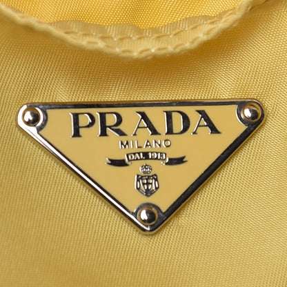 Prada Tessuto Nylon Tote Yellow 6 of 9