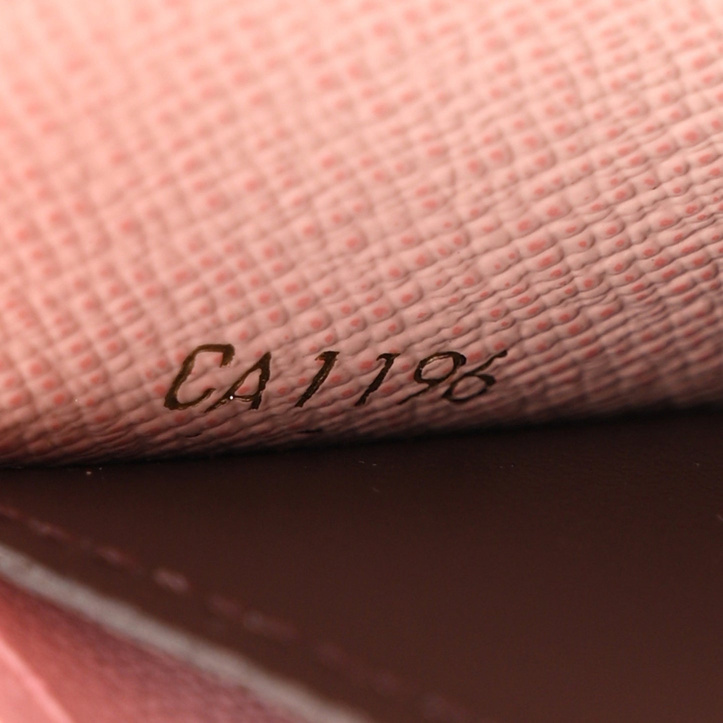 Monogram Emilie Wallet Rose Ballerine