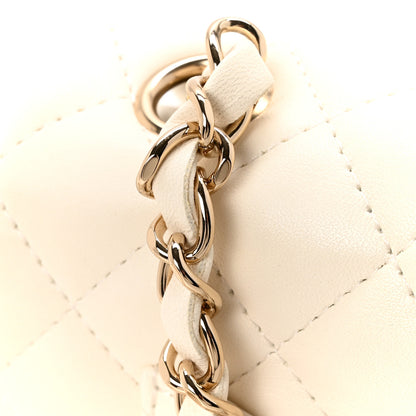 Chanel Lambskin Quilted Mini Rectangular Flap White 12 of 12