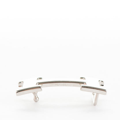 Hermes Box Togo 32mm H Belt 80 Black Ciel 10 of 11