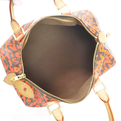 Louis Vuitton Monogram Graffiti Speedy 30 Orange 9 of 9