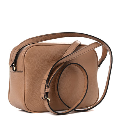 Gucci Pebbled Calfskin Small Soho Disco Bag Camelia 2 of 9