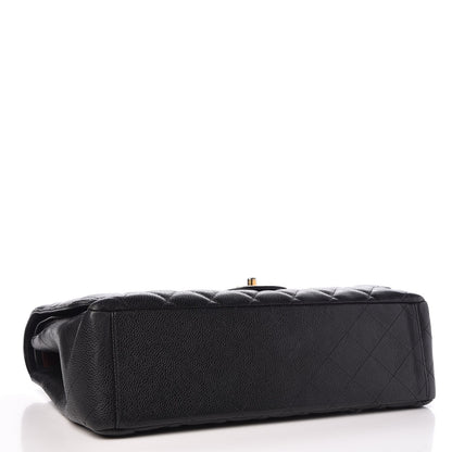 Chanel Caviar Quilted Maxi Double Flap Black 5 of 15