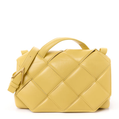Bottega Veneta Nappa Intreccio Padded Top Handle Shoulder Bag Corn 1 of 14