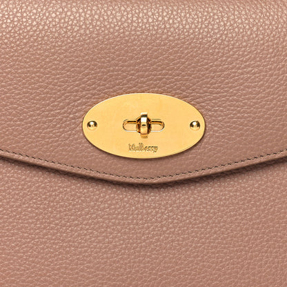 Mulberry Classic Grain Calfskin Darley Cosmetic Pouch Sable 7 of 9